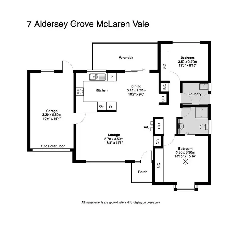 Floorplan of Homely apartment listing, Unit 7 Aldersey Grove, Mclaren Vale SA 5171