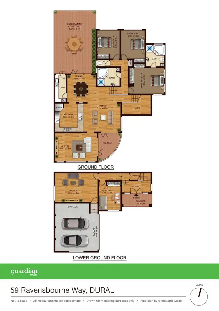 Floorplan of Homely house listing, 59 Ravensbourne Way, Dural NSW 2158