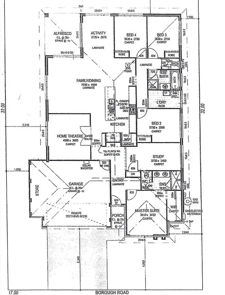 Floorplan of Homely house listing, 74 Borough Road, Baldivis WA 6171