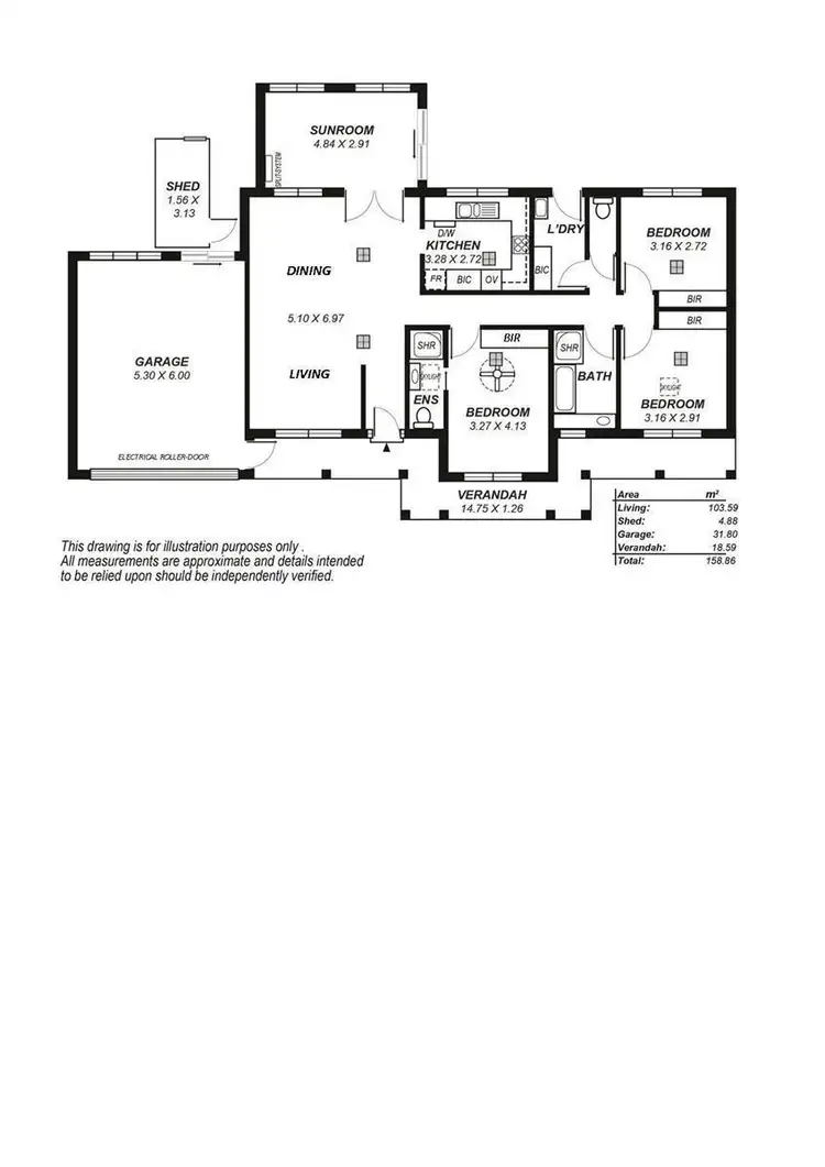Floorplan of Homely house listing, 25 Bakewell Street, Tusmore SA 5065