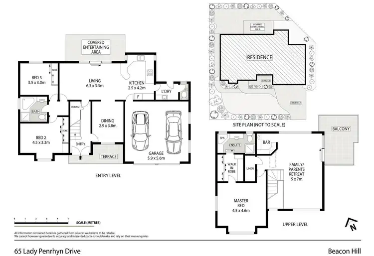 Floorplan of Homely house listing, 65 Lady Penrhyn Drive, Beacon Hill NSW 2100