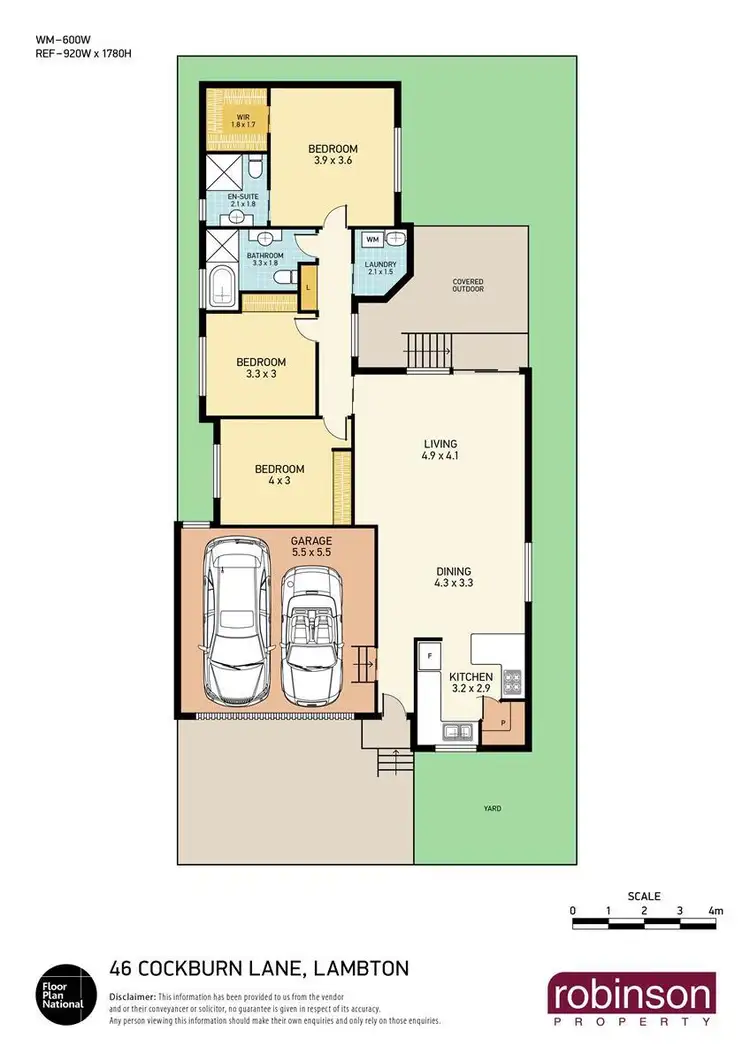 Floorplan of Homely house listing, 46 Cockburn Lane, Lambton NSW 2299