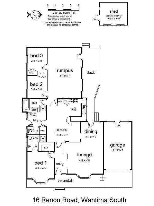 Floorplan of Homely house listing, 16 Renou Road, Wantirna South VIC 3152