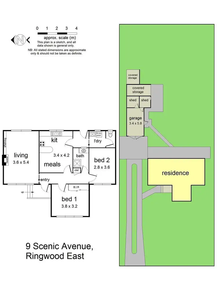 Floorplan of Homely house listing, 9 Scenic Avenue, Ringwood East VIC 3135