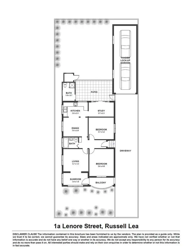 Floorplan of Homely house listing, 1A Lenore Street, Russell Lea NSW 2046