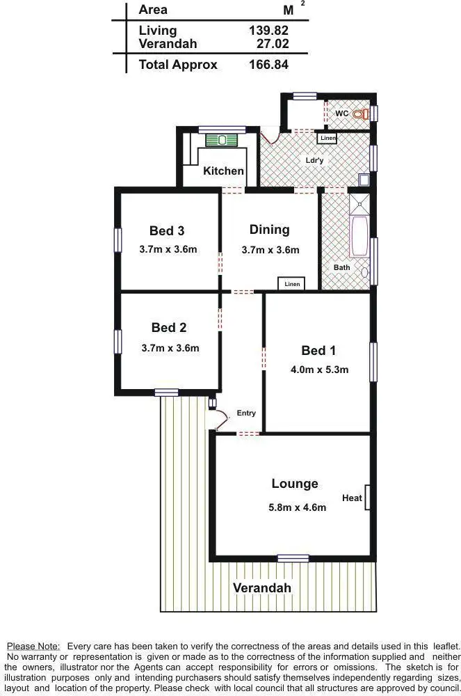 Floorplan of Homely house listing, 11A Ivey Street, Ottoway SA 5013