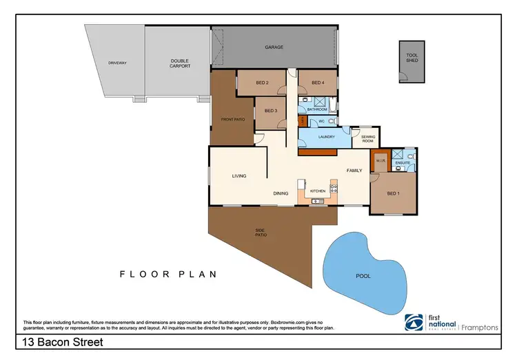Floorplan of Homely house listing, 13 Bacon Street, Gillen NT 870