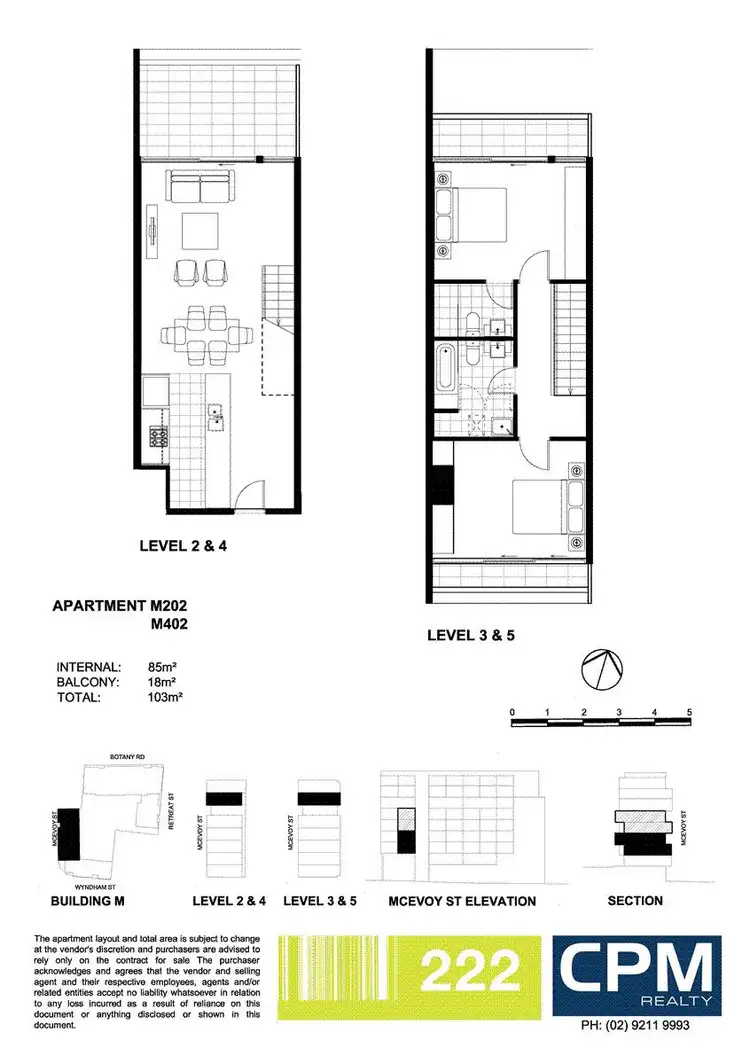 Floorplan of Homely apartment listing, M202/68 McEvoy Street, Alexandria NSW 2015