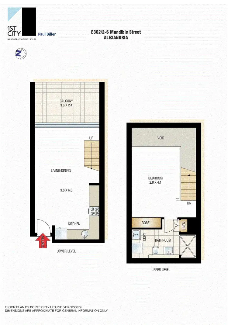 Floorplan of Homely apartment listing, 302E/2-6 Mandible Street, Alexandria NSW 2015