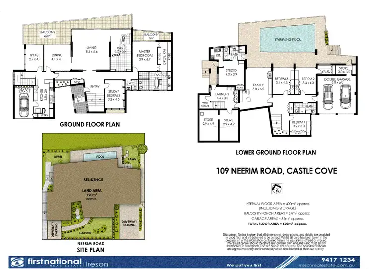 Floorplan of Homely house listing, 109 Neerim Road, Castle Cove NSW 2069