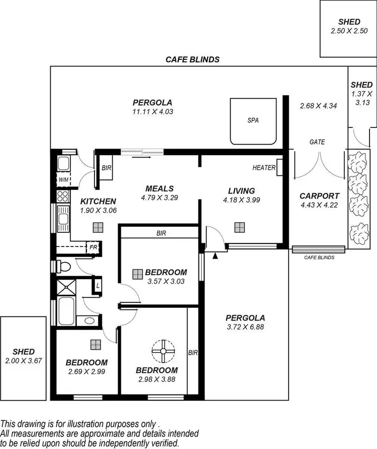 Floorplan of Homely house listing, 2 Wild Court, Reynella East SA 5161