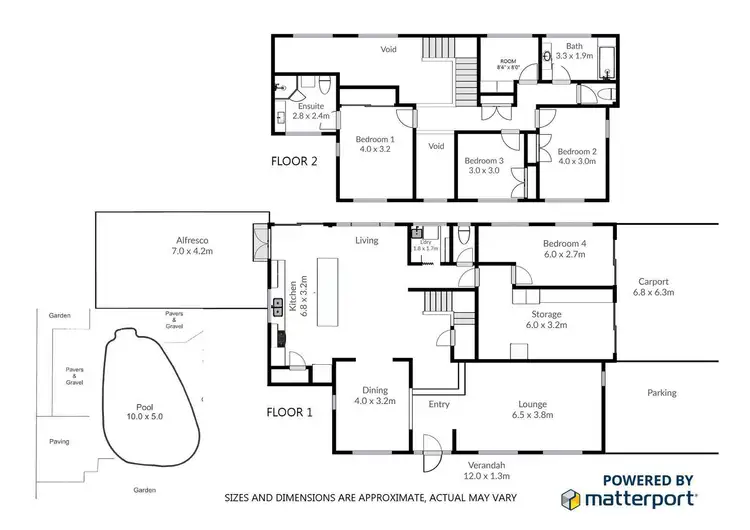 Floorplan of Homely house listing, 19 Hopbush Street, Palm Beach QLD 4221
