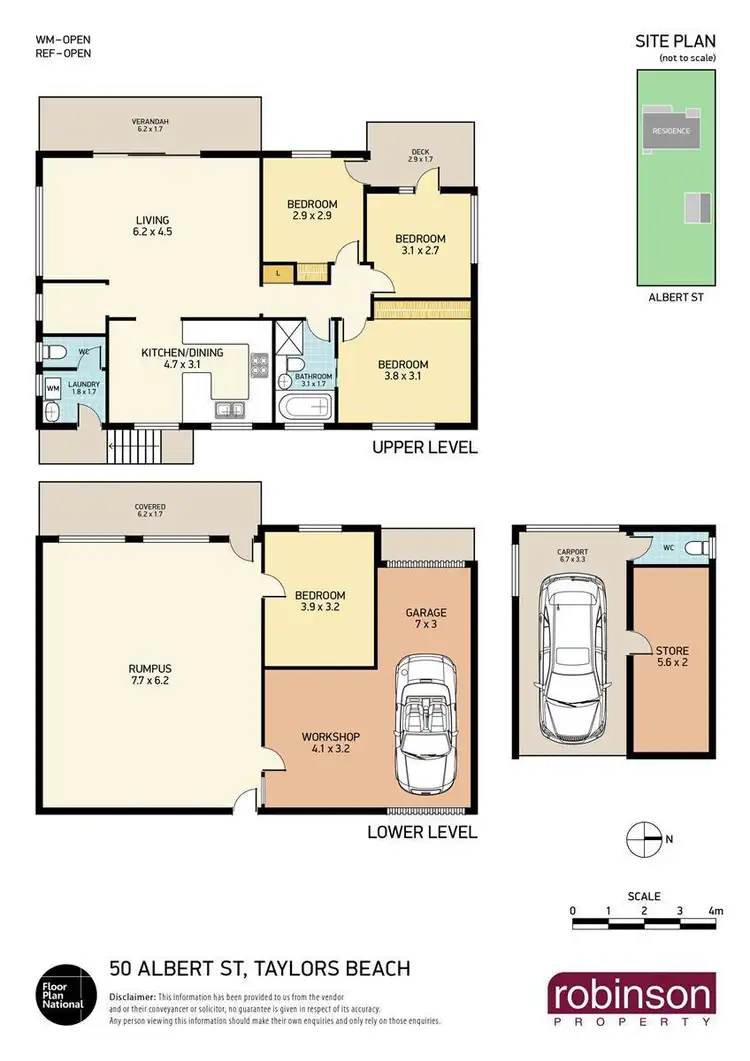 Floorplan of Homely house listing, 50 Albert Street, Taylors Beach NSW 2316
