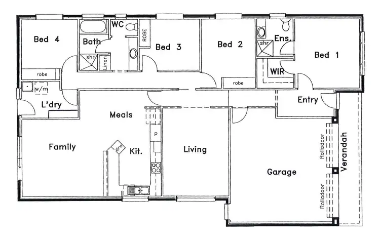 Floorplan of Homely house listing, 22 Erebus Circuit, Morphett Vale SA 5162