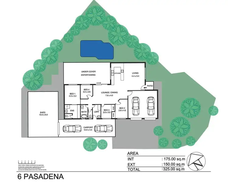 Floorplan of Homely house listing, 6 Pasadena Place, Kirwan QLD 4817
