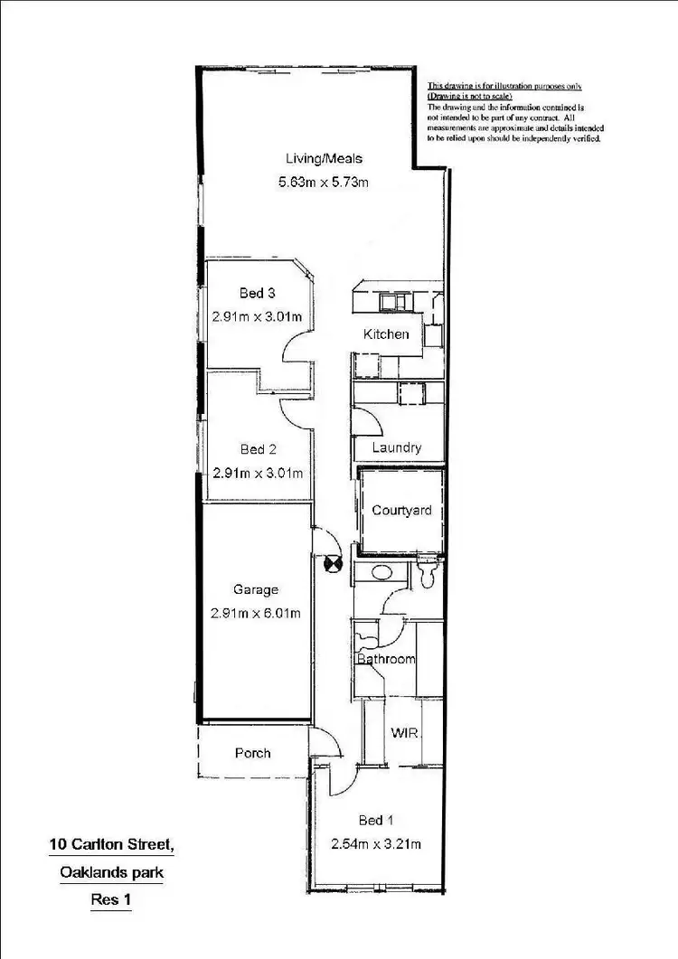 Floorplan of Homely house listing, 2/10 Carlton Street, Oaklands Park SA 5046