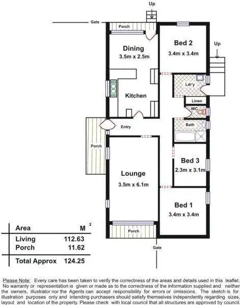 Floorplan of Homely house listing, 33 Poznan Crescent, Hackham West SA 5163