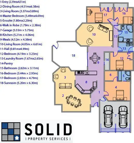 Floorplan of Homely house listing, 3 Loderi Place, Warabrook NSW 2304