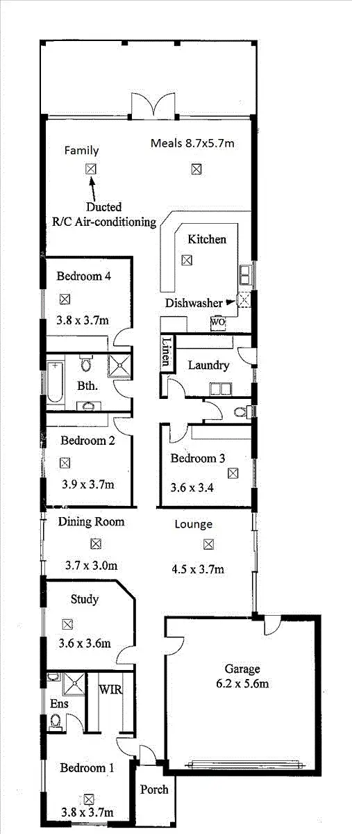 Floorplan of Homely house listing, 23 Tennyson Avenue, Tranmere SA 5073