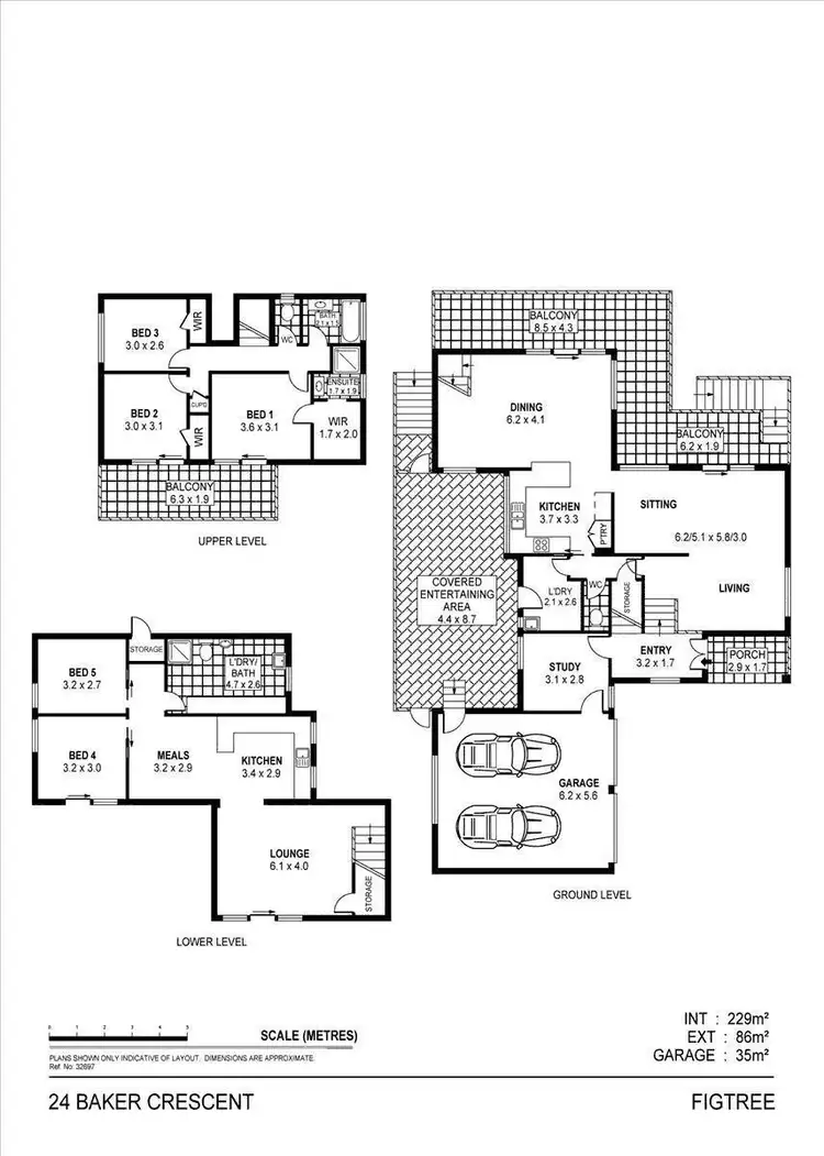 Floorplan of Homely house listing, 24 Baker Crescent, Figtree NSW 2525
