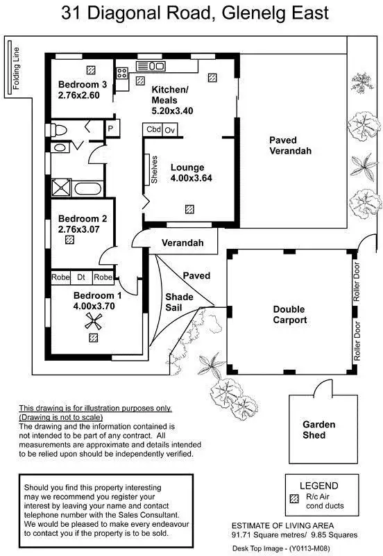 Floorplan of Homely house listing, 31 Diagonal Road, Glenelg East SA 5045