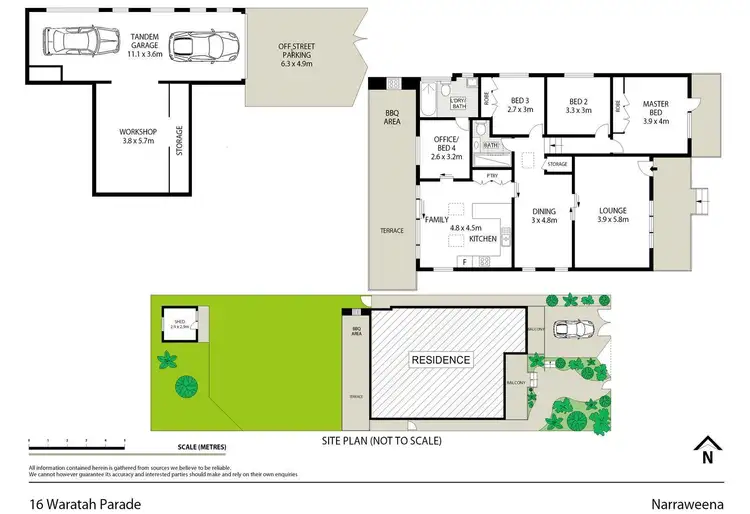 Floorplan of Homely house listing, 16 Waratah Parade, Narraweena NSW 2099