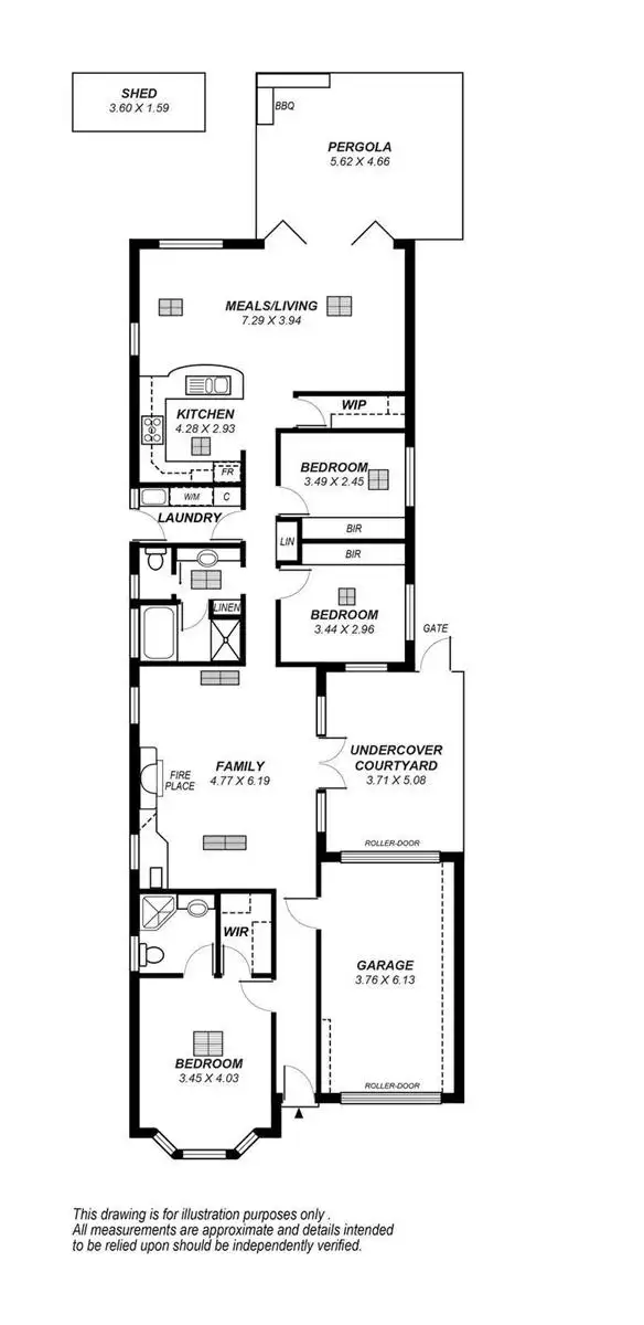Floorplan of Homely house listing, 18 MacArthur Avenue, Hove SA 5048