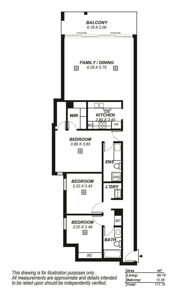 Floorplan of Homely apartment listing, 16/2 South Esplanade, Glenelg SA 5045