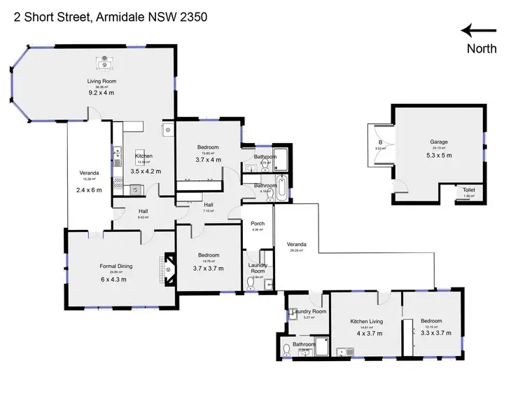 Floorplan of Homely house listing, 2 Short Street, Armidale NSW 2350