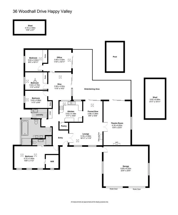 Floorplan of Homely house listing, 36 Woodhall Drive, Happy Valley SA 5159