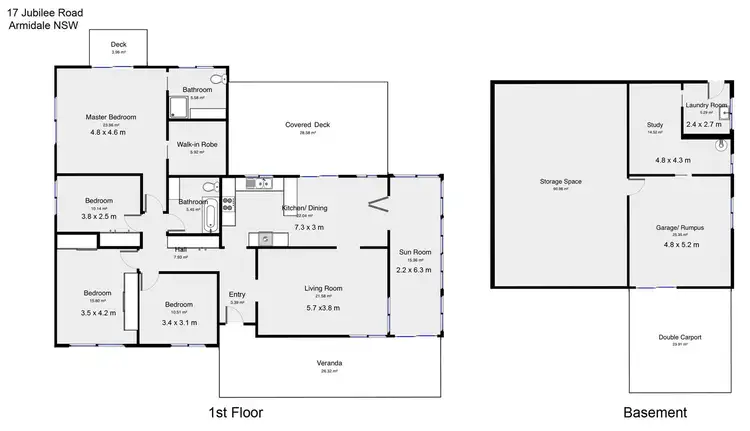 Floorplan of Homely house listing, 17 Jubilee Road, Armidale NSW 2350