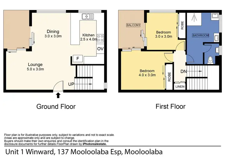 Floorplan of Homely unit listing, 1/137 Mooloolaba Esplanade, Mooloolaba QLD 4557
