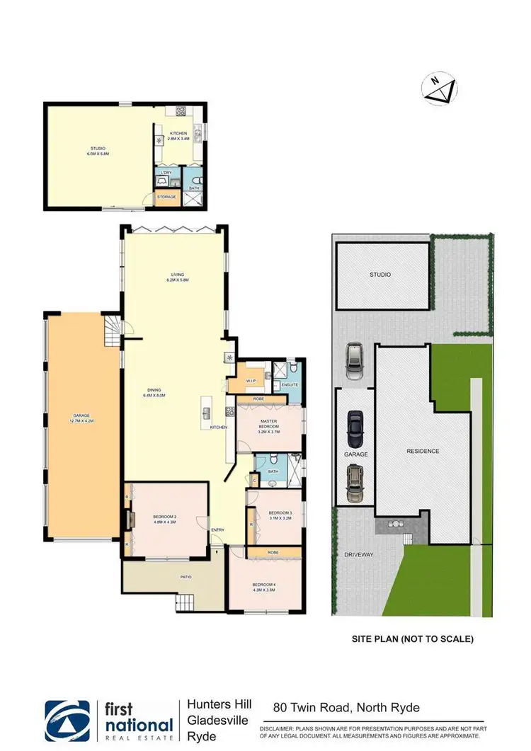 Floorplan of Homely house listing, 80 Twin Road, North Ryde NSW 2113