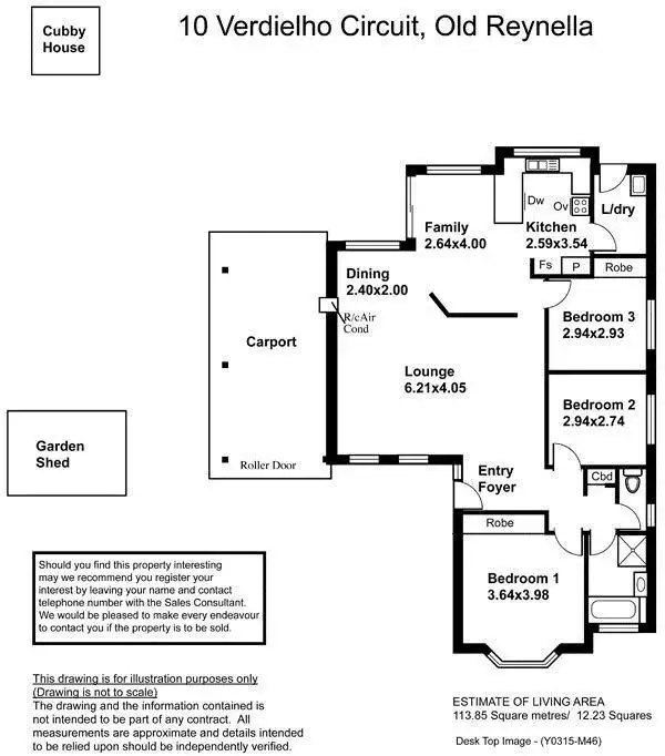 Floorplan of Homely house listing, 10 Verdeilho Circuit, Old Reynella SA 5161