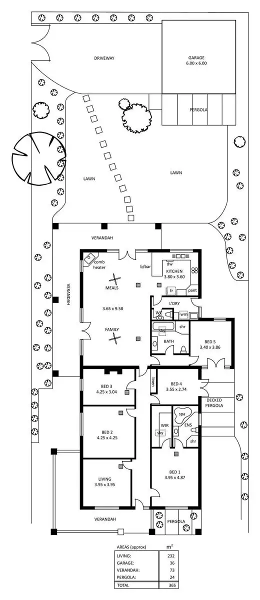 Floorplan of Homely house listing, 51 Winchester Street, St Peters SA 5069