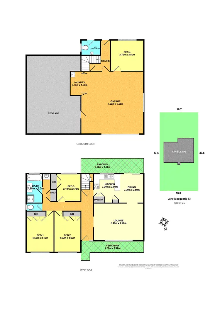 Floorplan of Homely house listing, 4 Lake Macquarie Close, Fennell Bay NSW 2283