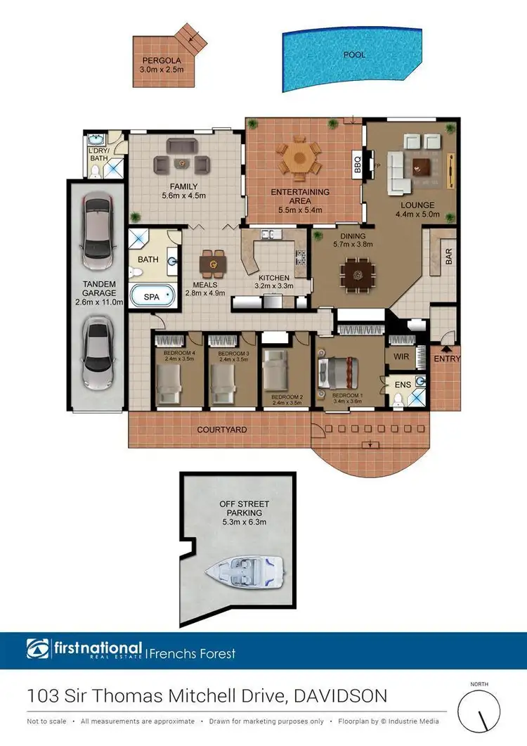 Floorplan of Homely house listing, 103 Sir Thomas Mitchell Drive, Davidson NSW 2085