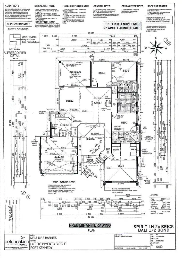 Floorplan of Homely house listing, 48 Pimento Circle, Port Kennedy WA 6172