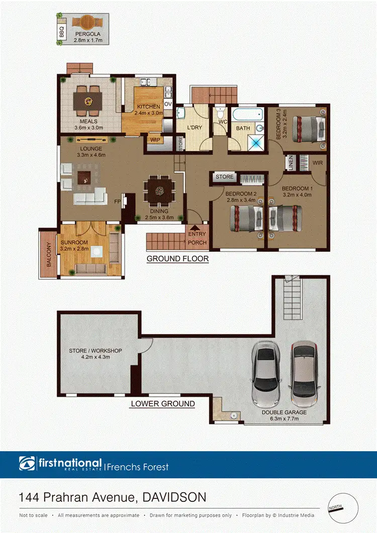 Floorplan of Homely house listing, 144 Prahran Avenue, Davidson NSW 2085