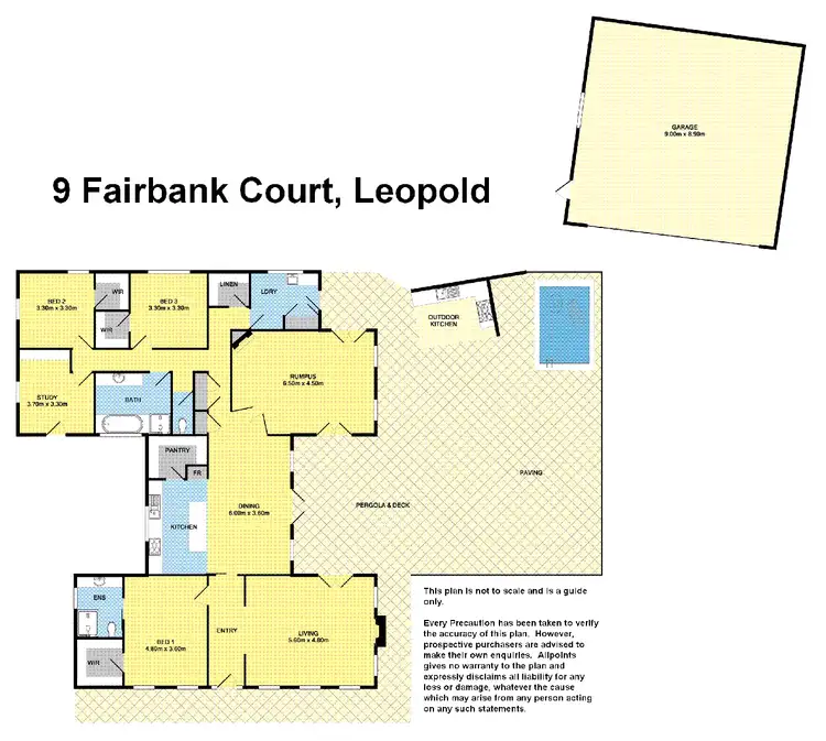 Floorplan of Homely house listing, 9 Fairbank Court, Leopold VIC 3224