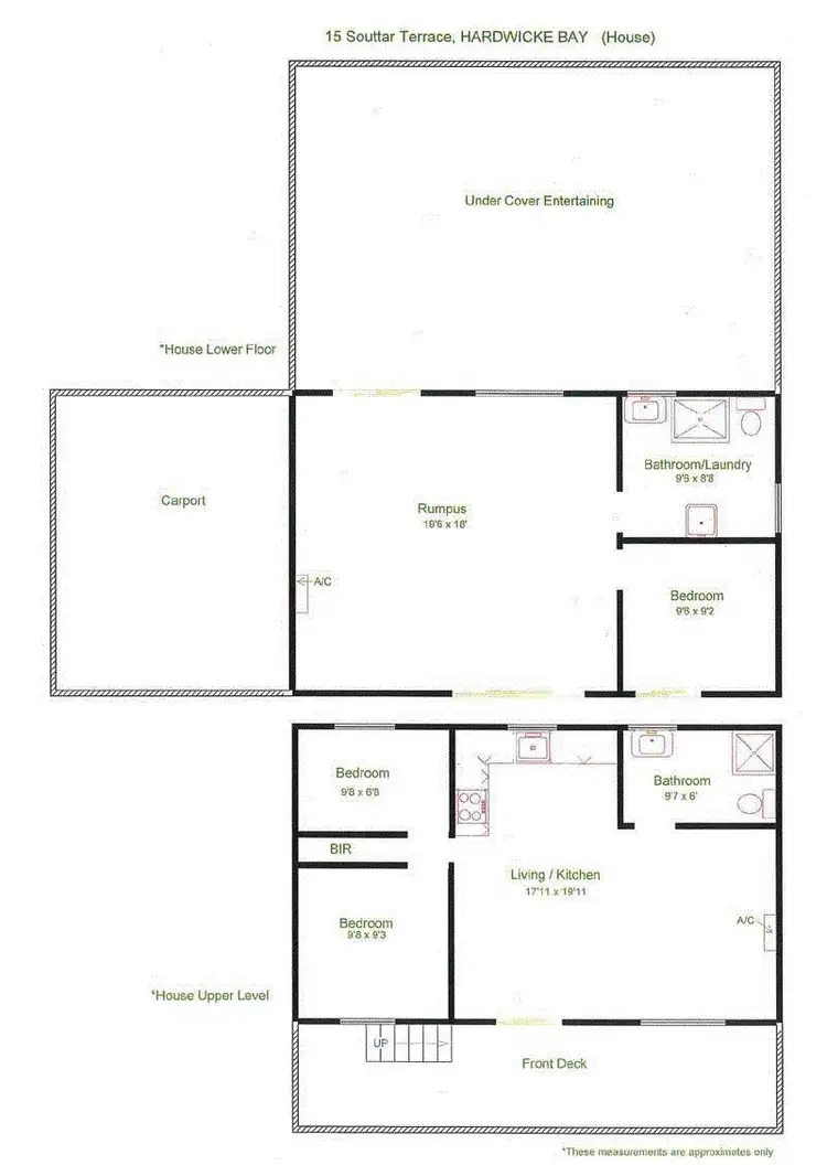 Floorplan of Homely house listing, 15 Souttar Terrace, Hardwicke Bay SA 5575