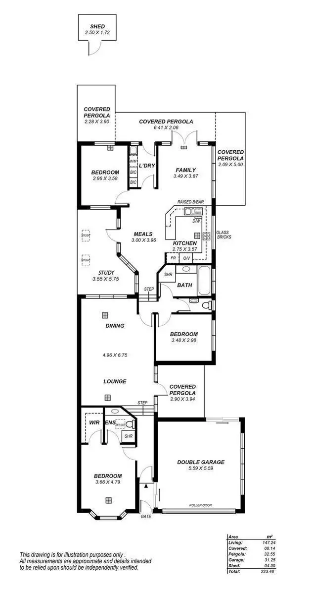 Floorplan of Homely house listing, 11 Hamilton Street, Erindale SA 5066
