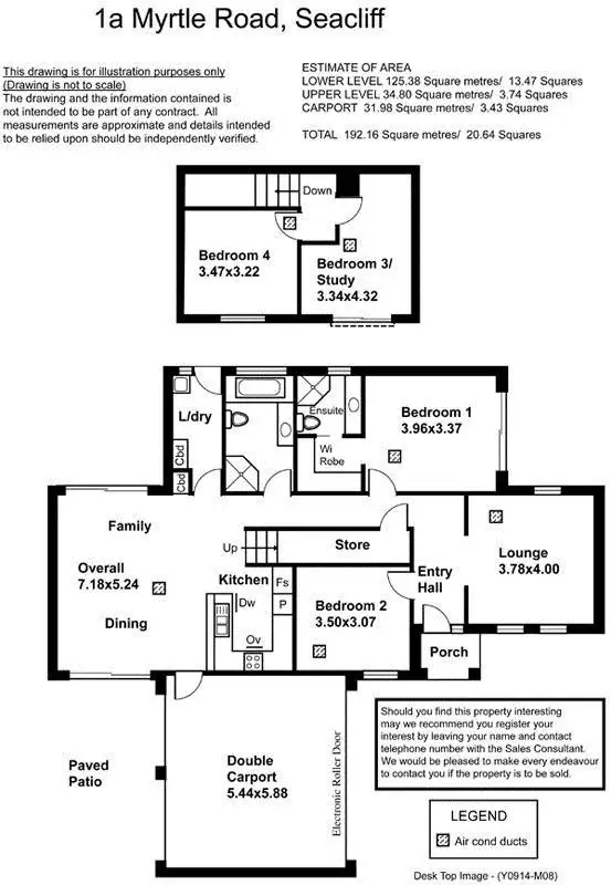 Floorplan of Homely house listing, 1A Myrtle Road, Seacliff SA 5049