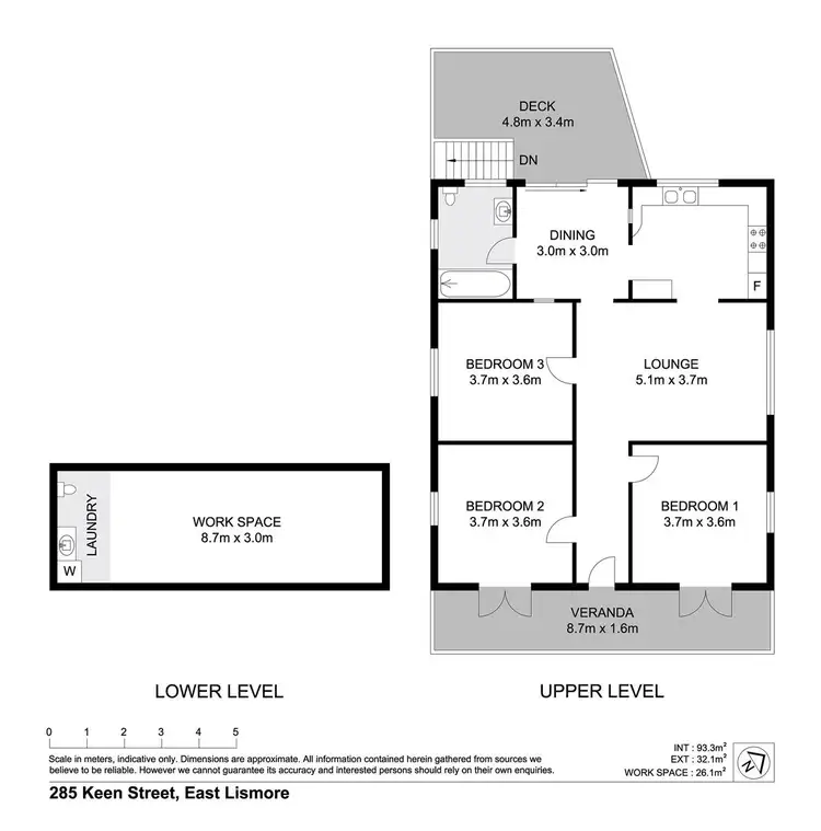 Floorplan of Homely house listing, 285 Keen Street, Lismore NSW 2480