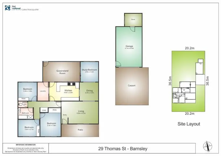 Floorplan of Homely house listing, 29 Thomas Street, Barnsley NSW 2278