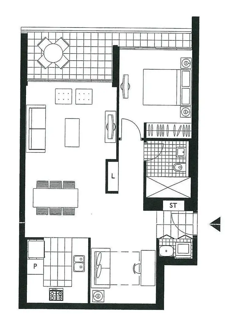 Floorplan of Homely unit listing, 10/7 King Street, Newcastle NSW 2300