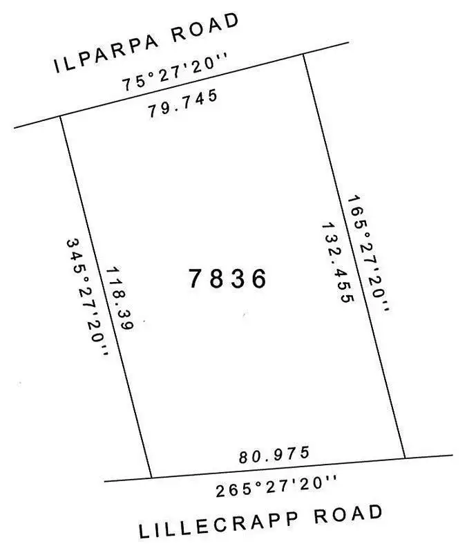 Floorplan of Homely land listing, 37 Lillecrapp Road, Ilparpa NT 873