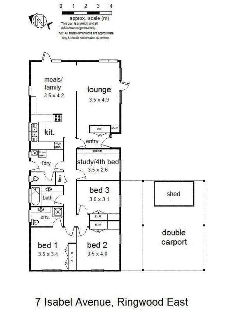 Floorplan of Homely house listing, 7 Isabel Avenue, Ringwood East VIC 3135