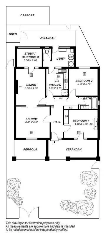 Floorplan of Homely house listing, 3/18 Emilie Street, Nailsworth SA 5083