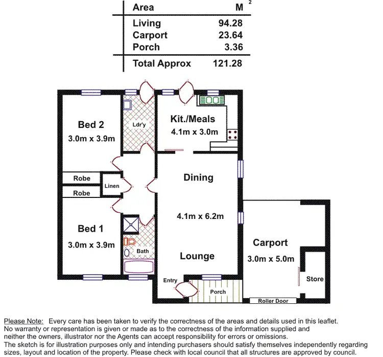 Floorplan of Homely house listing, 3 Arras Court, Paralowie SA 5108